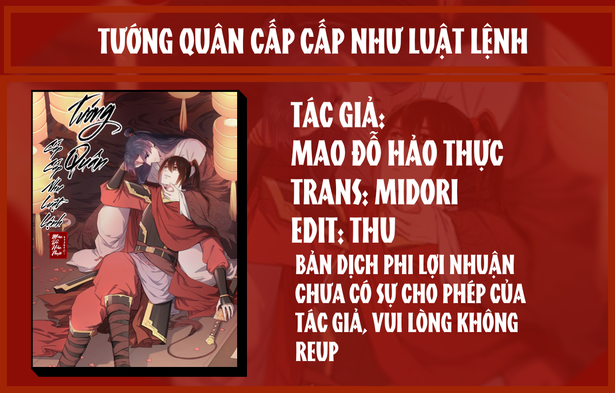 Tướng Quân Cấp Cấp Như Luật Lệnh Chapter 23 - Trang 2