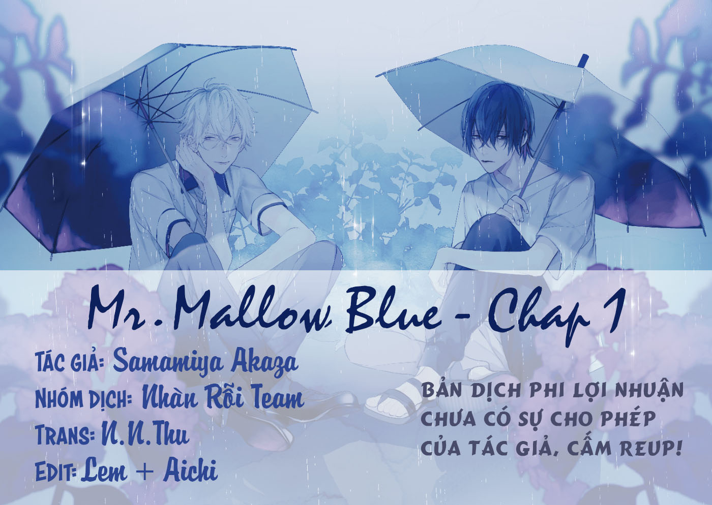 Mr. Blue Chapter 1 - Trang 1