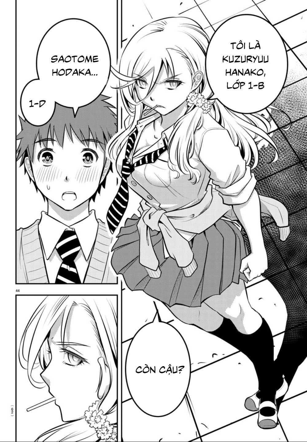 Yankee High School Girl Kuzuhana-Chan Chapter 1 - Trang 45