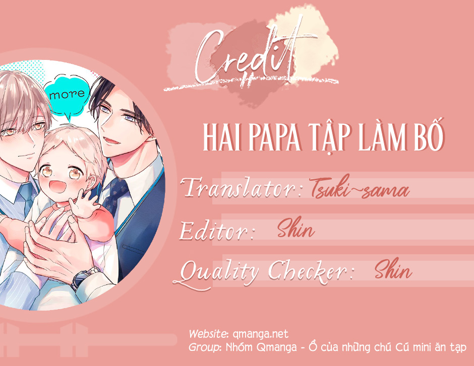 Hai Papa Tập Làm Bố Chapter 6.1 - Trang 1