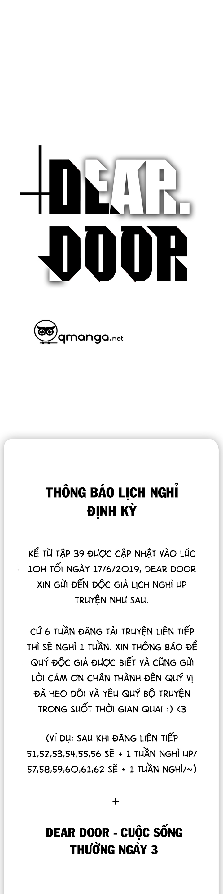 Dear Door Chapter 56.5 - Trang 1