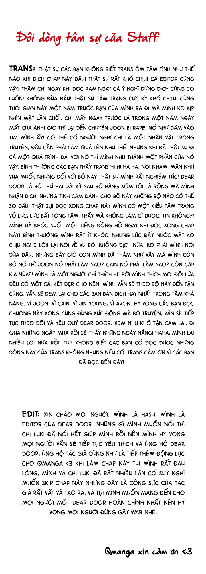 Dear Door Chapter 88 - Trang 44