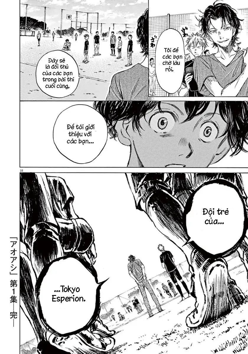 Ao Ashi (Siêu Phẩm Manga Bóng Đá) Chapter 7 - Trang 18