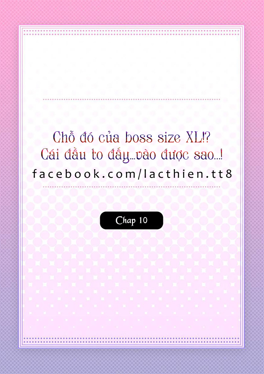 Chỗ Đó Của Boss Size XL!? Chapter 10 - Trang 3