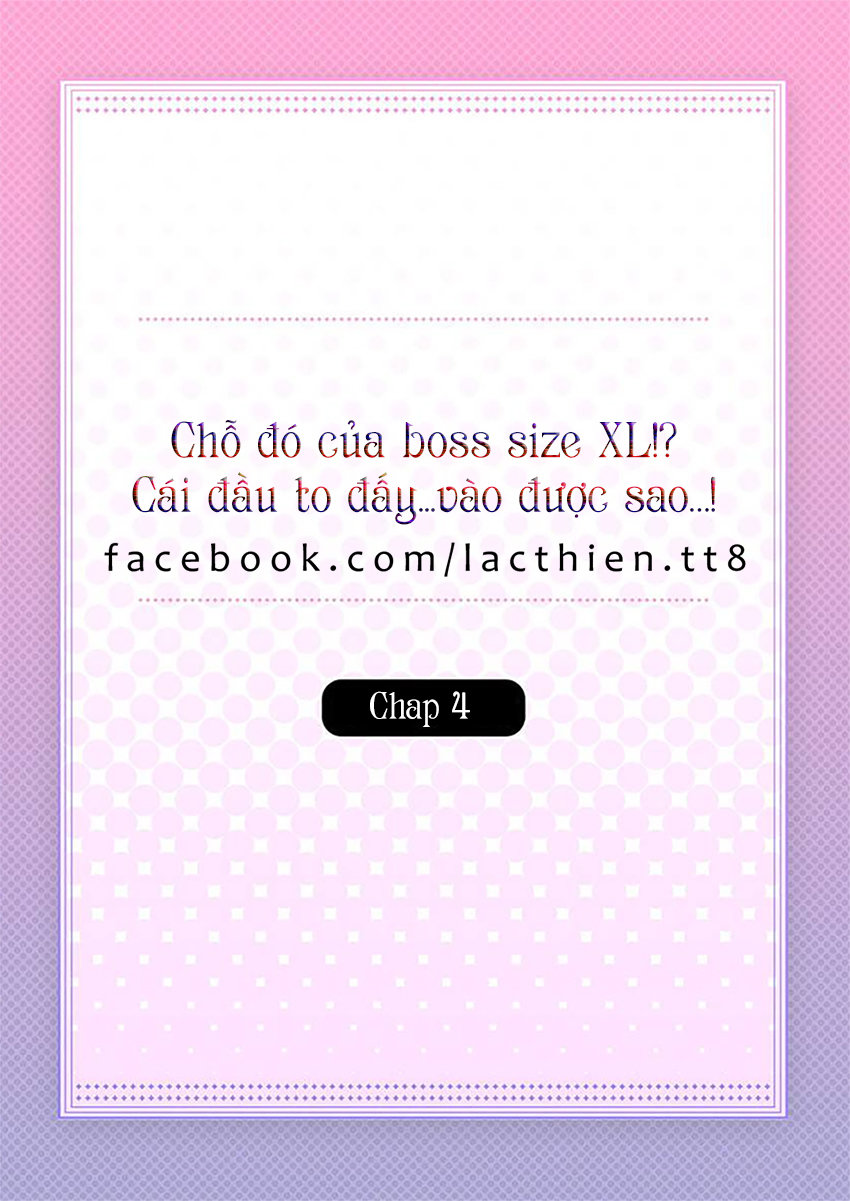 Chỗ Đó Của Boss Size XL!? Chapter 4 - Trang 2