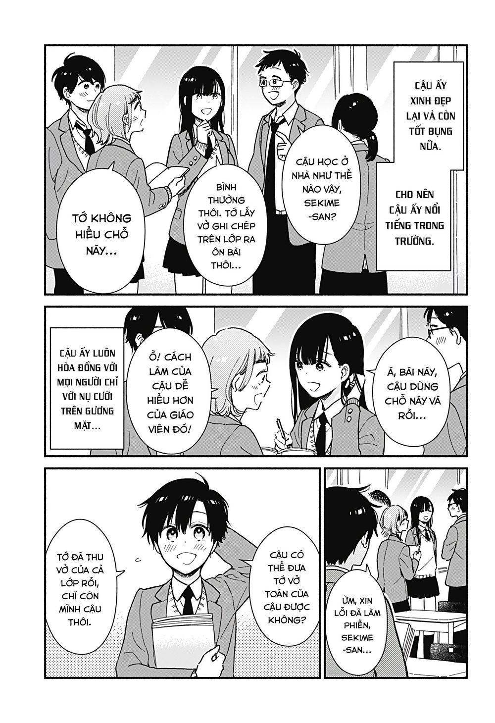 Sekimen Shinaide Sekime-san Chapter 1 - Trang 8