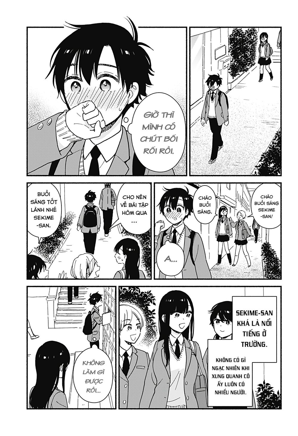 Sekimen Shinaide Sekime-san Chapter 4 - Trang 10