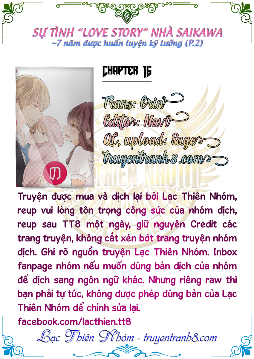 Sự Tình Lovestory Nhà Saikawa Chapter 16 - Trang 4