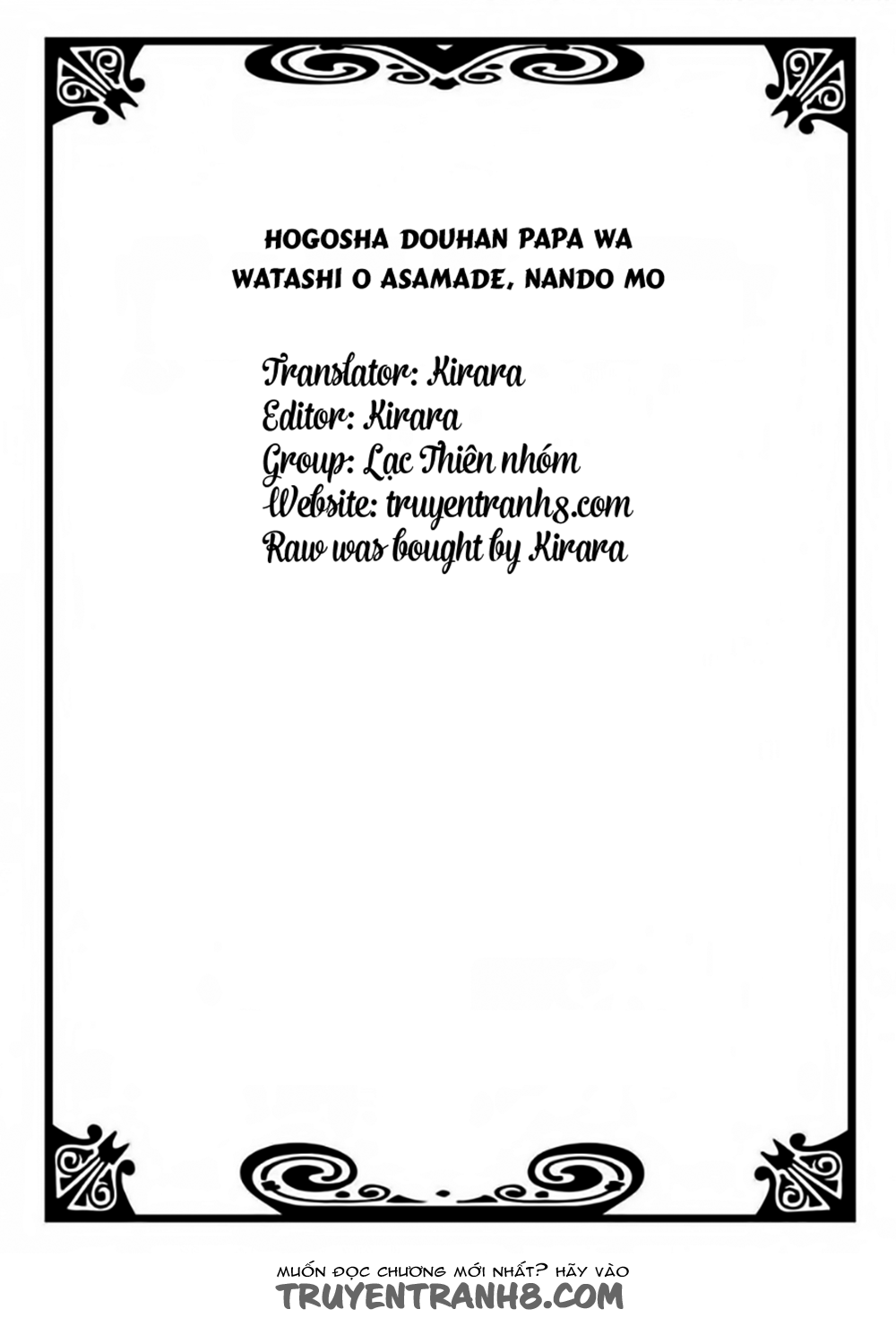 Hogosha Douhan Papa Wa Watashi O Asamade, Nando Mo Chapter 1 - Trang 2