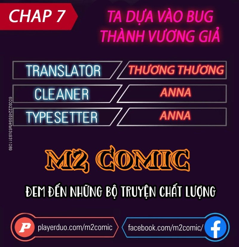 Ta Dựa Vào Bug Thành Vương Giả Chapter 7 - Trang 1