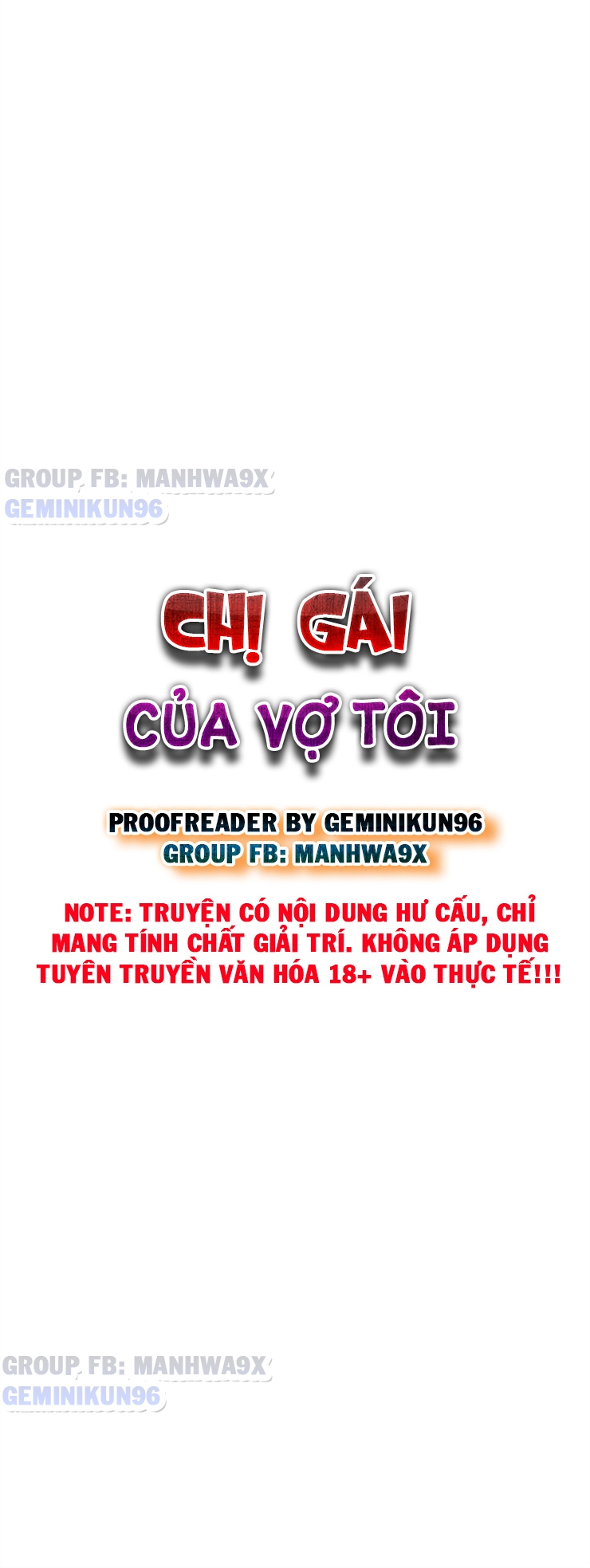 Chị Gái Của Vợ Tôi Chapter 3 - Trang 1