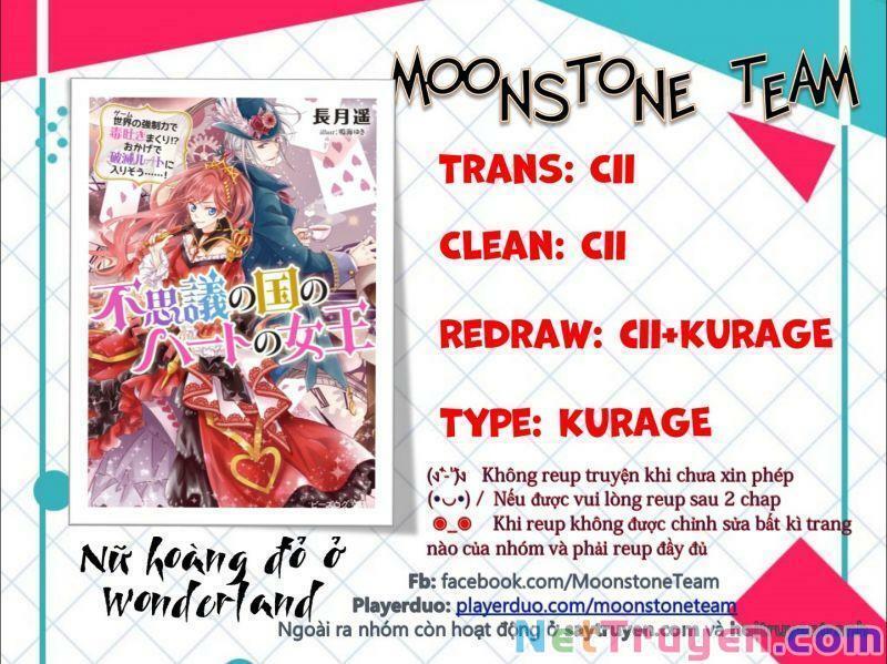 Nữ Hoàng Cơ Đỏ Ở Wonderland Chapter 3.2 - Trang 1