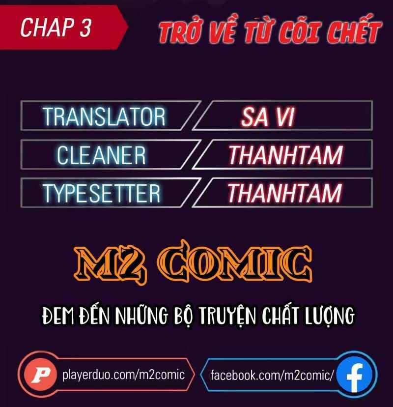 Người Trở Về Từ Cõi Chết Chapter 3 - Trang 1