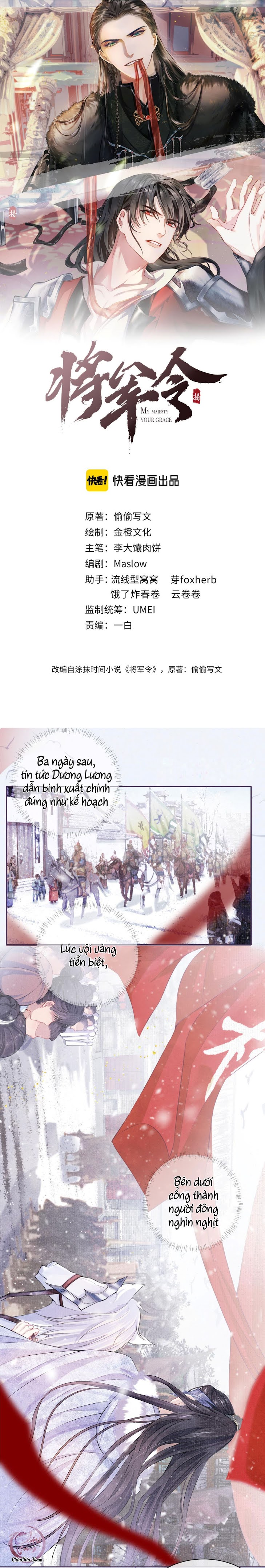 Tướng Quân Lệnh Chapter 14 - Trang 1