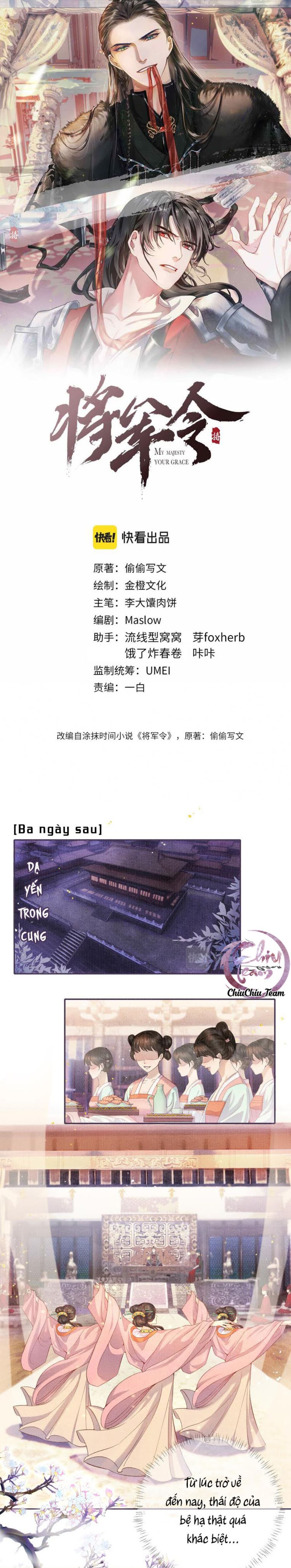 Tướng Quân Lệnh Chapter 21 - Trang 1