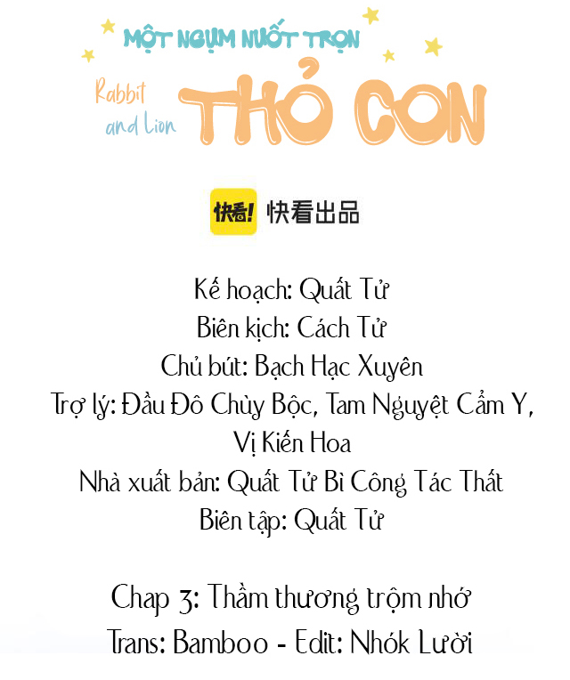 Một Ngụm Nuốt Trọn Thỏ Con Chapter 3 - Trang 2