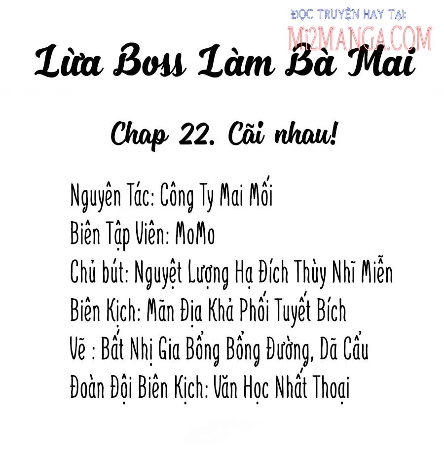 Lừa Boss Làm Bà Mai Chapter 22 - Trang 2