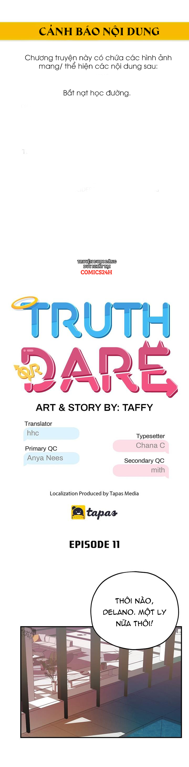 Truth Or Dare Chapter 11 - Trang 1