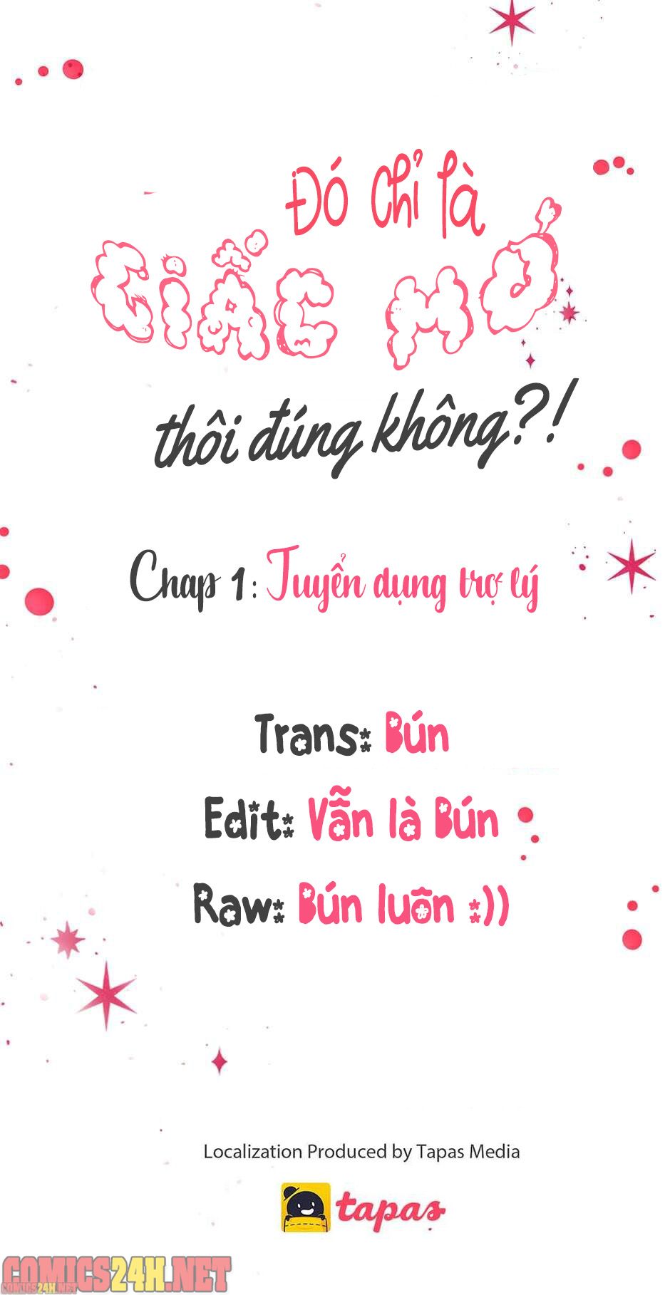 Chỉ Là Giấc Mơ Thôi Phải Không? Chapter 1 - Trang 6