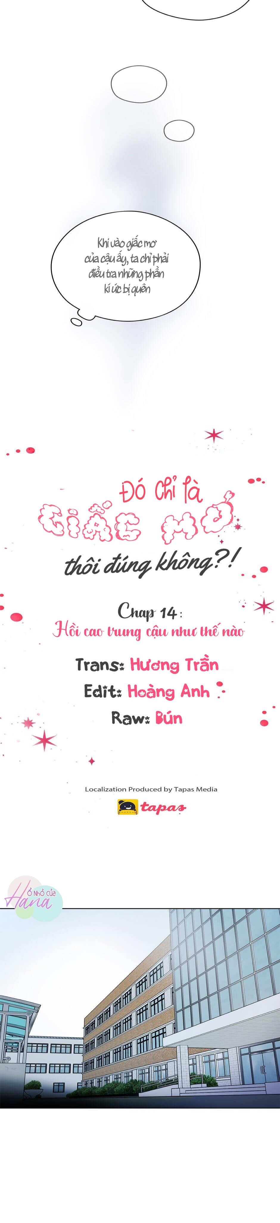 Chỉ Là Giấc Mơ Thôi Phải Không? Chapter 14 - Trang 13