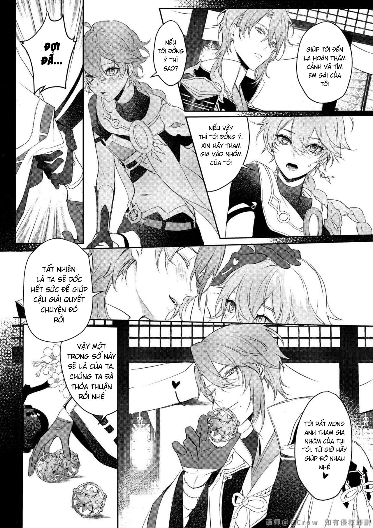 Tổng Hợp Oneshot, Doujinshi 3P Chapter 3 - Trang 9